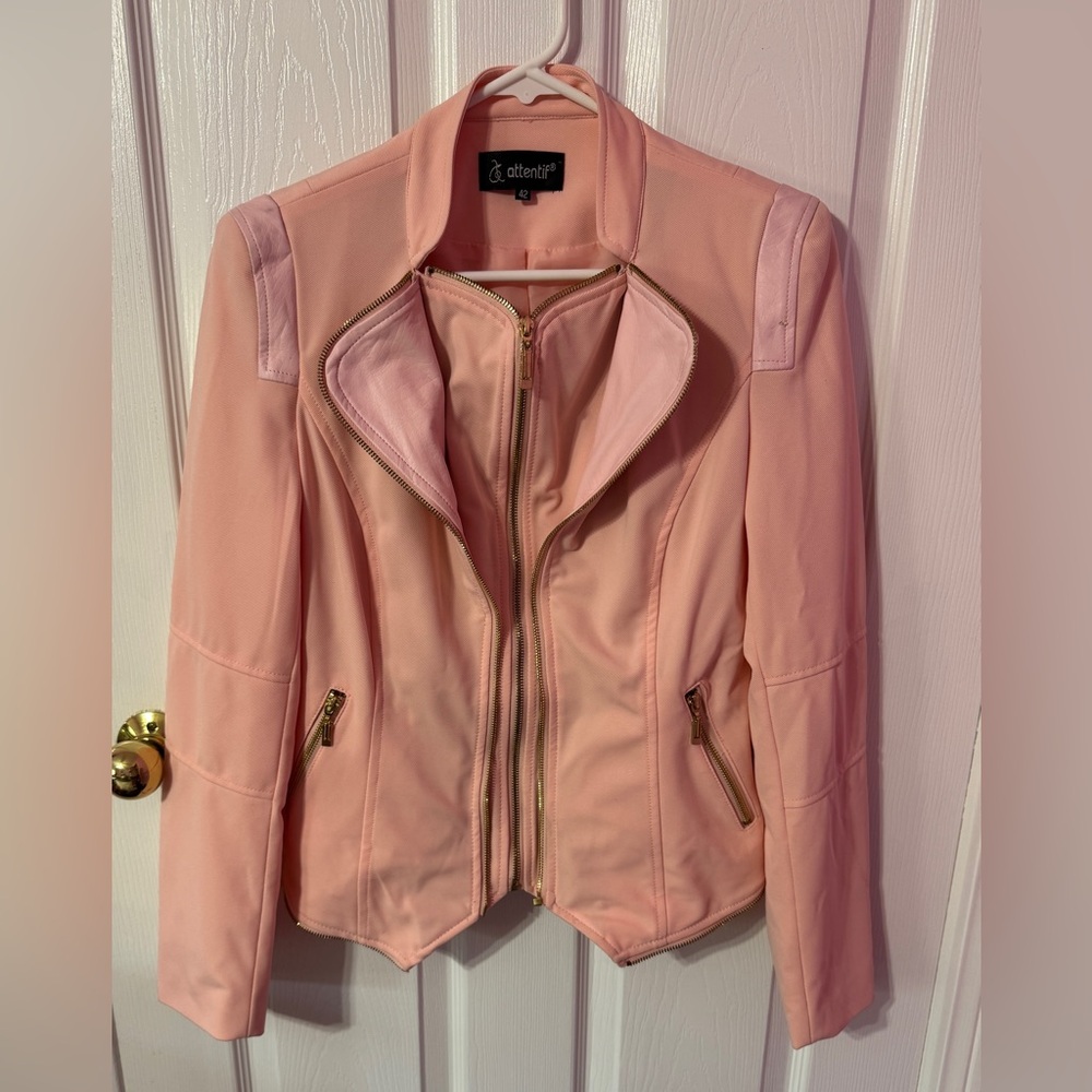 Attentif Blush Pink Women's Blazer